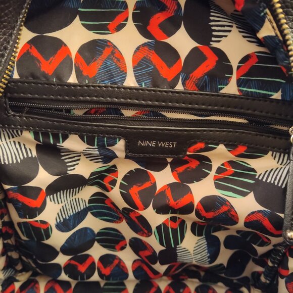 NINE WEST Leather Backpack - Picture 4 of 9